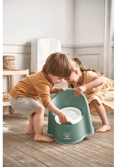 Babybjörn Eğitici Koltuk Oturak & Safe Step Banyo Basamağı - Deep Green