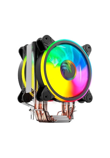 Gametech Hd6.2 Pro Cpu Soğutucu 2X12 Cm Led Fan Intel Amd 2011