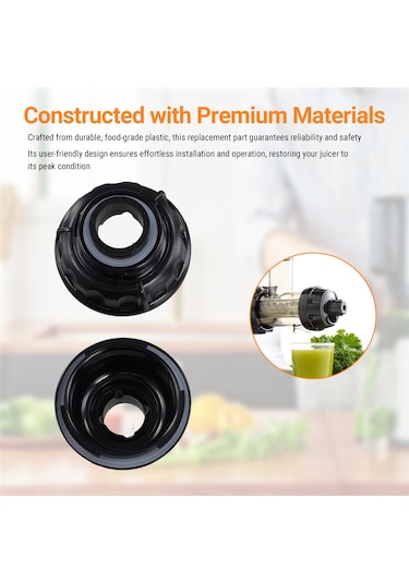 Xurunkeji Meyve Sıkacağı Yedek Parçaları, Omega Modelleri 8006 8003 8051 8061 8071 8091 8081 İçin Ayarlanabilir Uç Kapağı Siyah