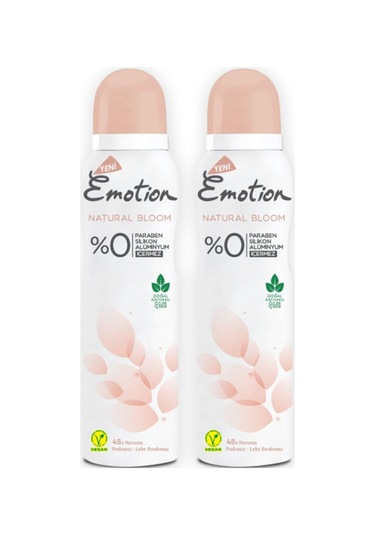 Emotion Natural Bloom Kadın Sprey Deodorant 2 x 150 ML