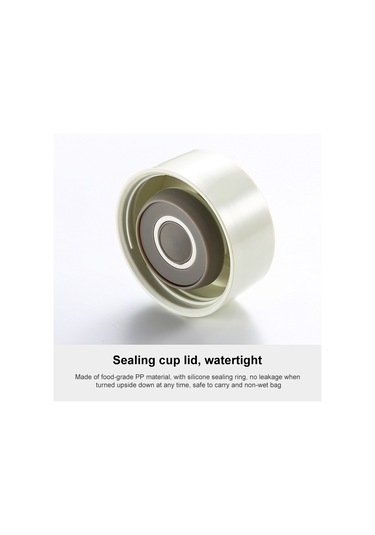 500ml 316 Paslanmaz Çelik Termos Bardak Şık Bardak Beyaz