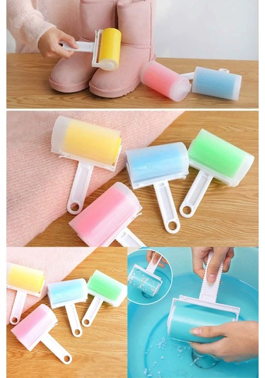 Tüy Ve Toz Toplama Rulosu Yıkanabilir Temizleyici Aparat Diğer