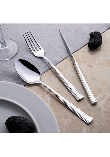 Nehir Katre Sade 60 Parça Karton Kutulu Çkb Takımı Gümüş