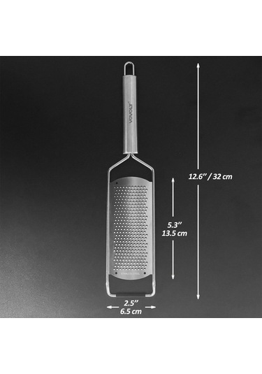 Createtech Zester Ve Tarçın Sert Sarımsak, Rendesi Rende Profesyonel Peynir, Paslanmaz Narenciye Mutfak Meyveleri, Keskinliğinde Jilet İnce, İnce İçin Hindistan Cevizi Çelik Bıçaklı Biber, Nc