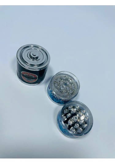 Plastik Pil Modeli 3Parça Grinder Tutun Öğütücü//42mm