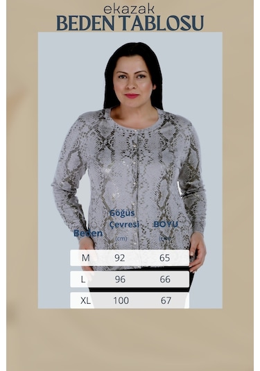 Solo Kaşmir Varak Baskı Triko Hırka 001
