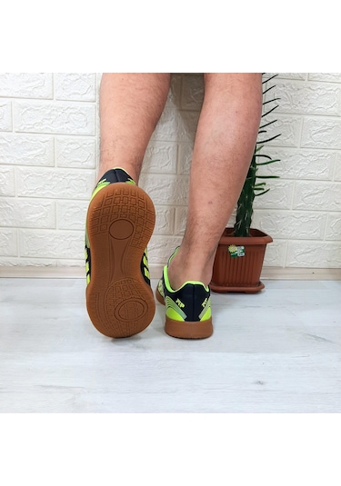 M.p 1351 Siyah-sarı Kaymaz Taban Futsal Futbol Ayakkabı Siyah - Sarı