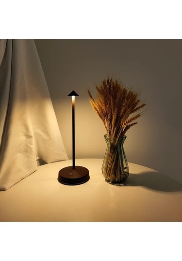 Besthome1 3000 Mah Pil Taşınabilir Led Masa Lambası, 2 Seviye Parlaklık, Dokunmatik, Alüminyum Kasa, Ip54 Suya Dayanıklı