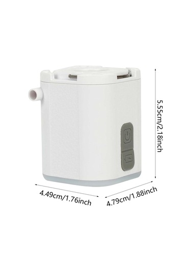 Suntek Işıklı Mini Hava Pompası Hızlı Şişirme Söndürme Beyaz