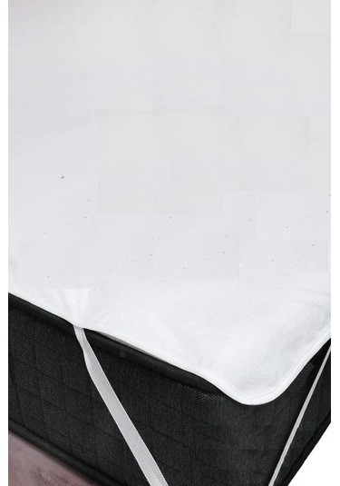 Mycey Sıvı Geçirmez Micro Alez 90x190 Cm Tek Kişilik Yatak Koruyucu Beyaz