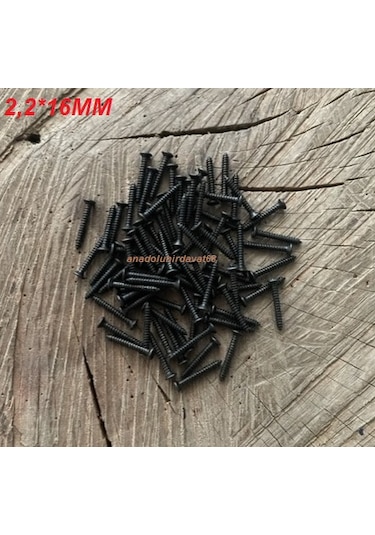 Dmr Siyah Mini Vida Menteşe Vidası Kutu Vidası 16mm 2,2 Mini Vida 100gr 16 MM