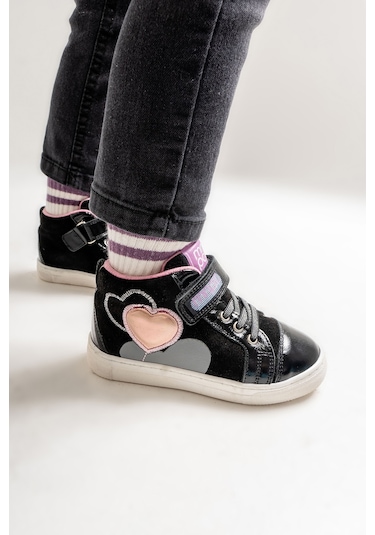 Mnpc Kız Çocuk Siyah Hakiki Deri Suya Dayanıklı Anatomik Günlük Bot 25k3b110442 Siyah