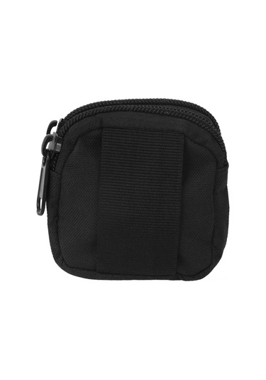 Geeksen Siyah Çift Cüzdanlı Nylon Su Geçirmez Outdoor Molle Sistemi Çok Amaçlı Taşınabilir Unisex Saklama Çantası Siyah