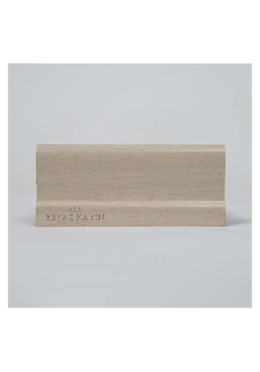 Laminant Parke Süpürgelik 6cm Beyaz Kayın 856
