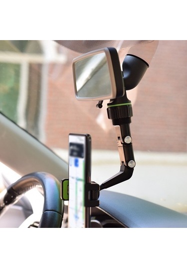 Muduan Ev Dekoru Ve Arabada Kullanılabilir 360 Dönebilen Ev Telefon Tutucu Siyah Yok Havalandırma Thlbd1