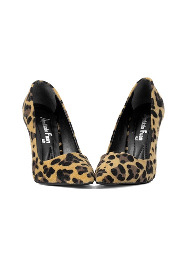 Elit Mst1920t Kadın Stiletto Leopar Leopar