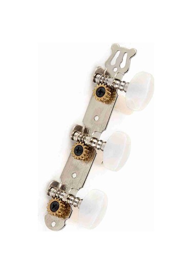 Hfambition Klasik Gitar İçin 3 Sol 3 Sağ Metal+plastik Tün Çubuğu, Hızlı Doğru Tünleme, Anti-rust, Kolay Kurulum