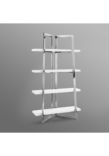 Nysa Paslanmaz Metal Kitaplık & Raf