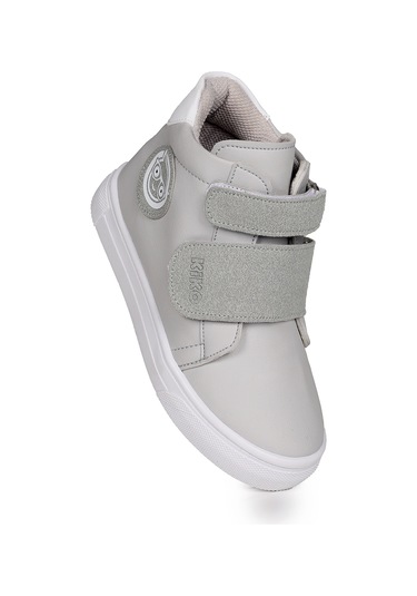 Kiko Kids Coyote Cırtlı Kız Çocuk Günlük Bot Ayakkabı Gri Gri