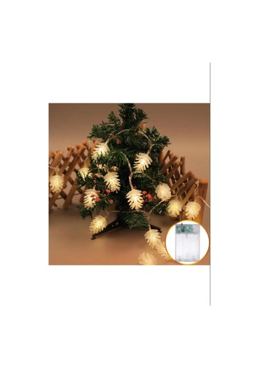 Pilli Kozalak Şeklinde Işıklandırma Yılbaşı Ağacı,cadılar Bayramı Parti Işıkları