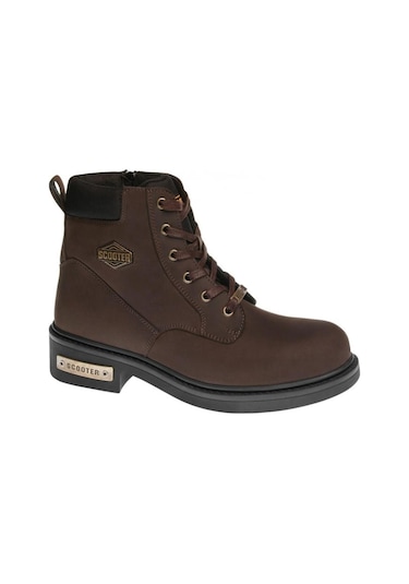 Scooter M5121cko Erkek Crazy Koyu Kahve Günlük Deri Bot-koyu Kahve Koyu Kahverengi