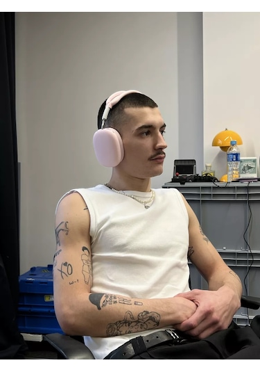 Yamcase Airpods Uyumlu Max Kulaklık Koruyucu Silikondan Yapılmış Kılıf 169493003 Pembe