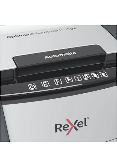 Rexel Optimum AutoFeed+ 150X Otomatik Çapraz Kesim Evrak İmha Makinesi