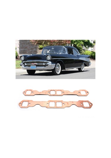 Moveevo Sb Chevy 283-400 Motorları İçin Bakır Kaplama Eşanjör Peçeti 2 Adet - Tekrarlı Kullanım, Sızıntısız Tıkanıklık, Direkt Değişim