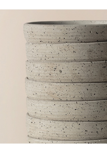 Madame Coco Ella Saksı - Soft Gri - 14 Cm 8684427125137 Diğer