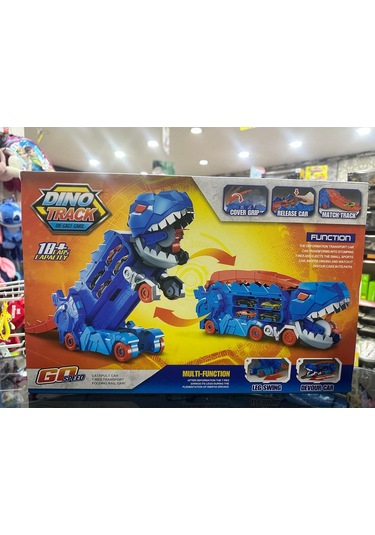Dıno Truck 2 In 1 Araba Yutan Katlanabilen Ultimate T-rex Tır