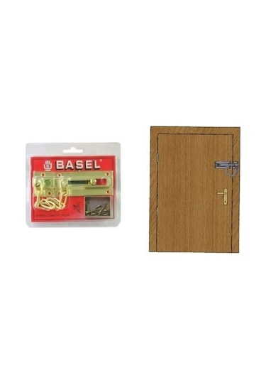 Beşel Sürgülü Emniyet Zinciri Sarı Renk