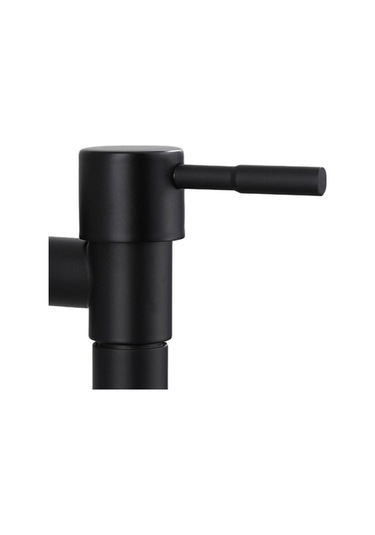 Pazly Suntek Küvet Tuvalet Banyo Köşesi İçin Tekli Siyah Kısa Model -