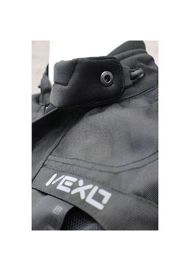 Vexo Adventure H20 4 Mevsim Motosiklet Montu Siyah