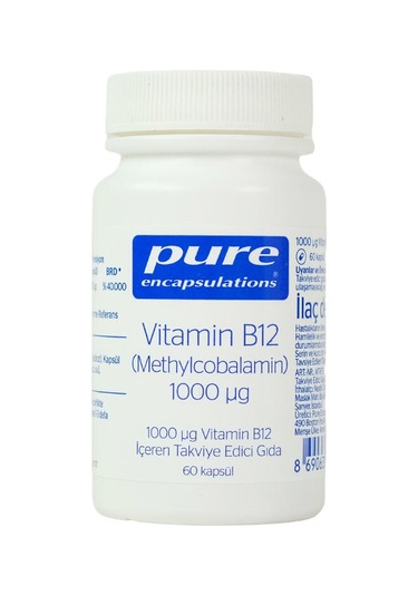 Pure Encapsulations Vitamin B12 1000 Mcg 60 Kapsül