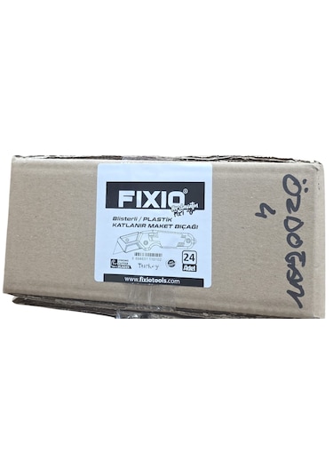 Fıxıo Katlanır Plastik Maket Bıçağı 24 Adet