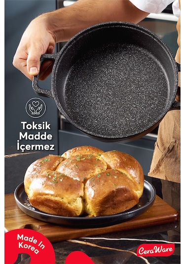 Ceraware Vetta 10 Parça Megastone Kaplama Yapışmaz Tencere Tava Seti