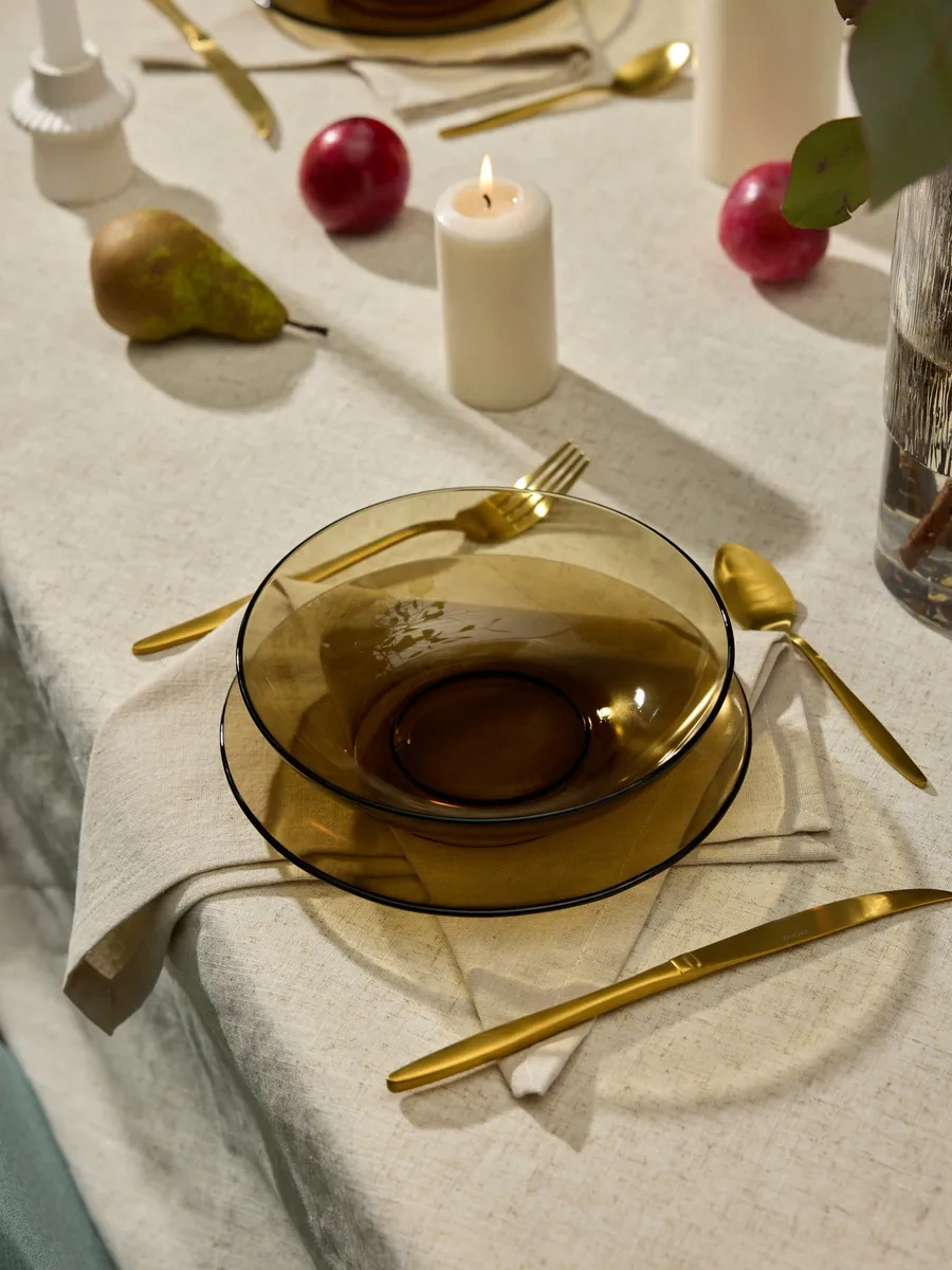 Unifico Çorba Tabakları 6 Parça Set Vetro Scuro 244974857 Gri