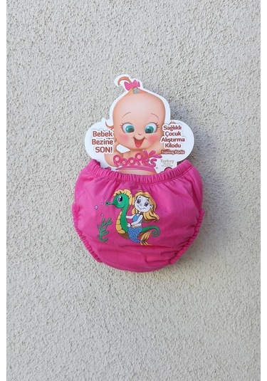 Kız Çocuk Desenli Desenli 3 Lü Alıştırma Külodu