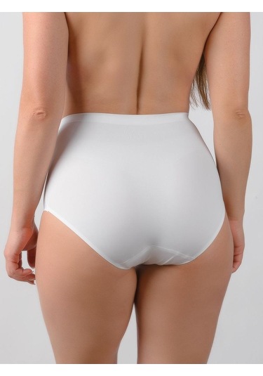 Polfa Model Lazer Kesim Toparlayıcı Etkili Iz Yapmaz Külot Korse Beyaz Renk Beyaz