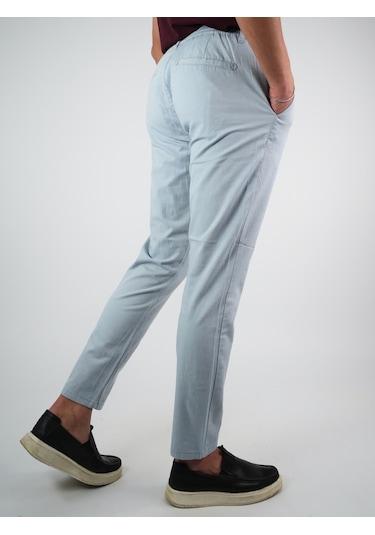 Digital Jeans Erkek Keten Jogger Buz Mavi Pantolon Buz Mavi