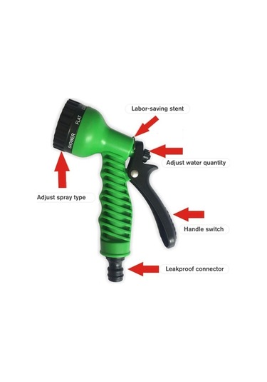 Didadodo Mihaly 25 Ft Genişletilebilir Bahçe Hortumu Açık Hava Su Bağlantısı