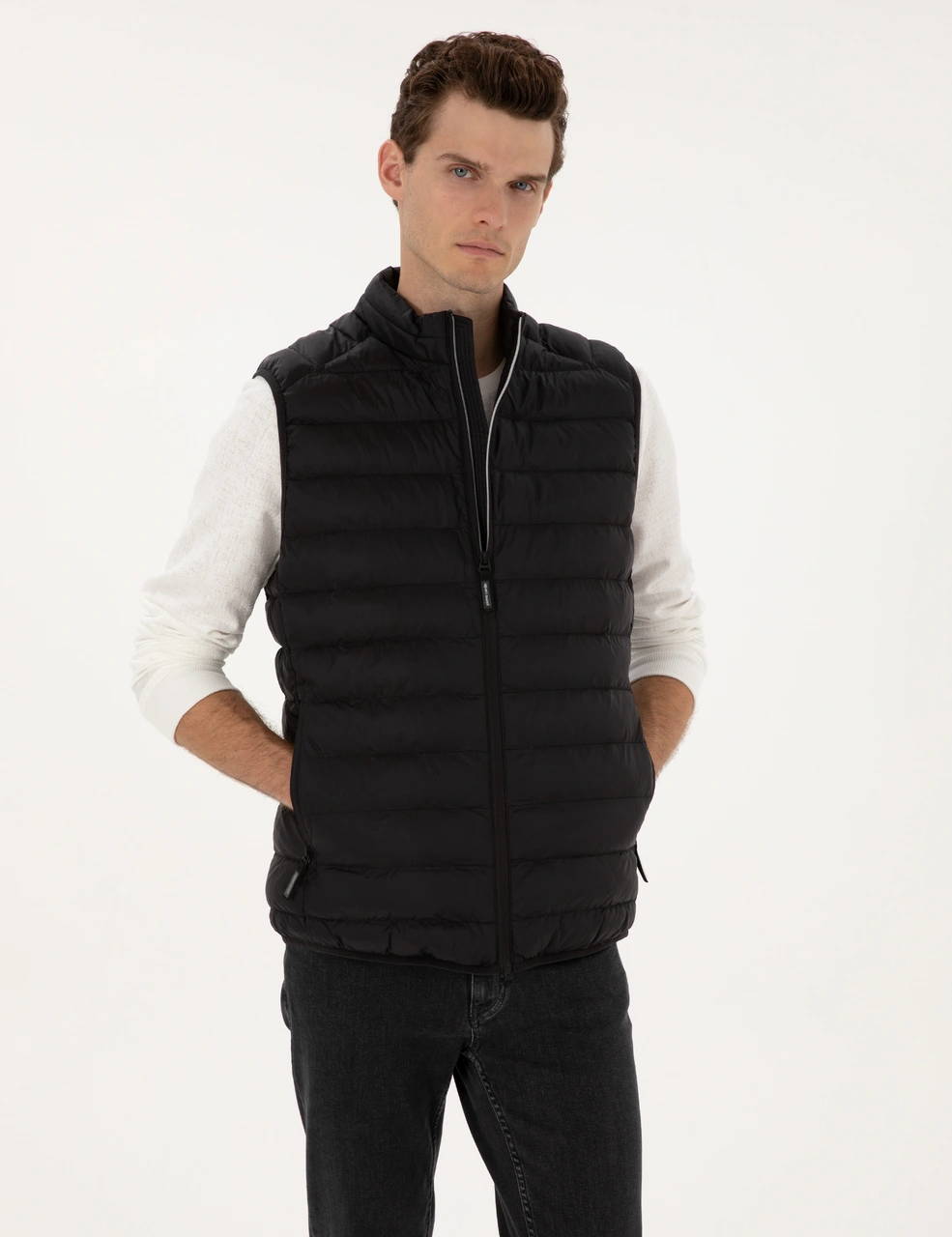 Pierre Cardin Erkek Siyah Mont Yelek 50310142-vr046 Siyah