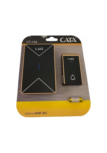Cata CT-104 Lüx Model Led Işıklı Uzaktan Kumandalı Zil