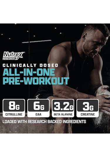 Nutrex Research Outlift Clinical Pump Preworkout With Creatine Eaa Amino Acid Complex 630 Gr Karışık