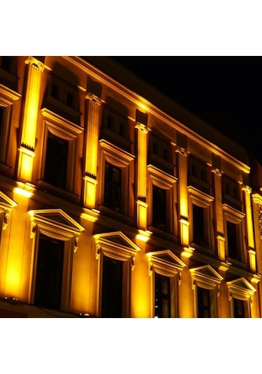 10 Cm Wallwasher 3 Led 3W Sıva Üstü Duvar Boyama Dış Mekan