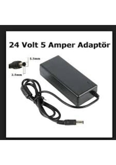 Hightek 24 Volt 5 Amper Plastik Kasa Adaptör