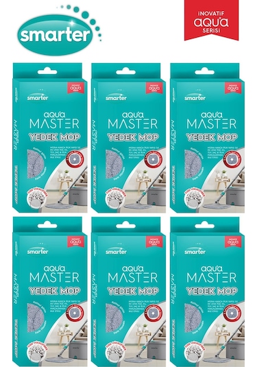 Smarter Aqua Master Yedek Mop 6'lı