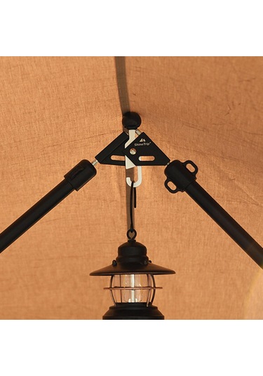 Suntek Muşamba Direği Uç Kapağı Gölgelik Çadır Desteği Dokuma İle Siyah