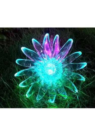 Güneş Enerjili Bahçe Işığı Bahçe Papatya Figür,solar Aydınlatma Bahçe Süslemeleri Çok Renkli