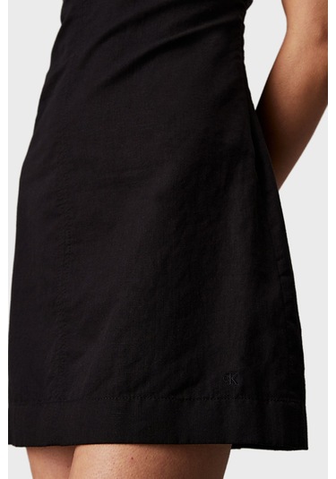 Calvin Klein Bayan Elbise J20j225277 Beh Siyah Siyah